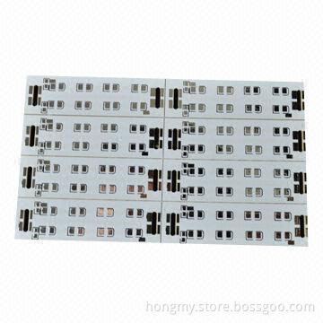 Aluminum PCB with Lead-free HASL Surface Finish for LED Products, 0.99mm Line Width